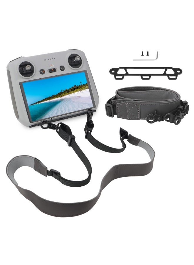 YelaJoy RC2 RC Remote Lanyard Neck Strap with 3 Hook Aluminum Bracket for DJI RC/RC 2 Remote Controller Accessories for DJI FLIP DJI Mini 3 4 5 Pro/Air 3S 3 2 2S / Mini 2 SE (Lanyard for DJI RC/RC2) - Image 2